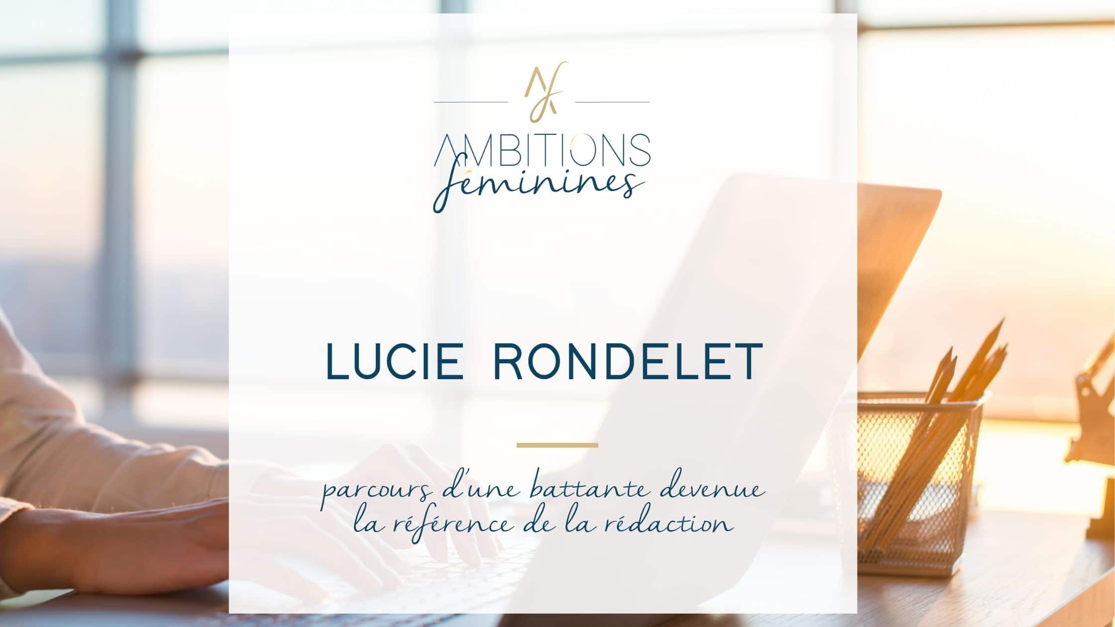 Lucie Rondelet, formation rédaction web